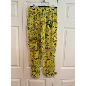 New- Boho Indie Resort Floral Print Jogger Pants – Size Medium